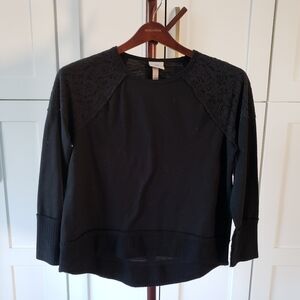 Knox Rose Elegant Black Lace Blouse